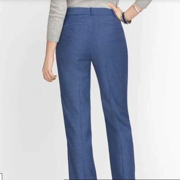 Talbots Blue Wool Pant (NWT) - Picture 3 of 11